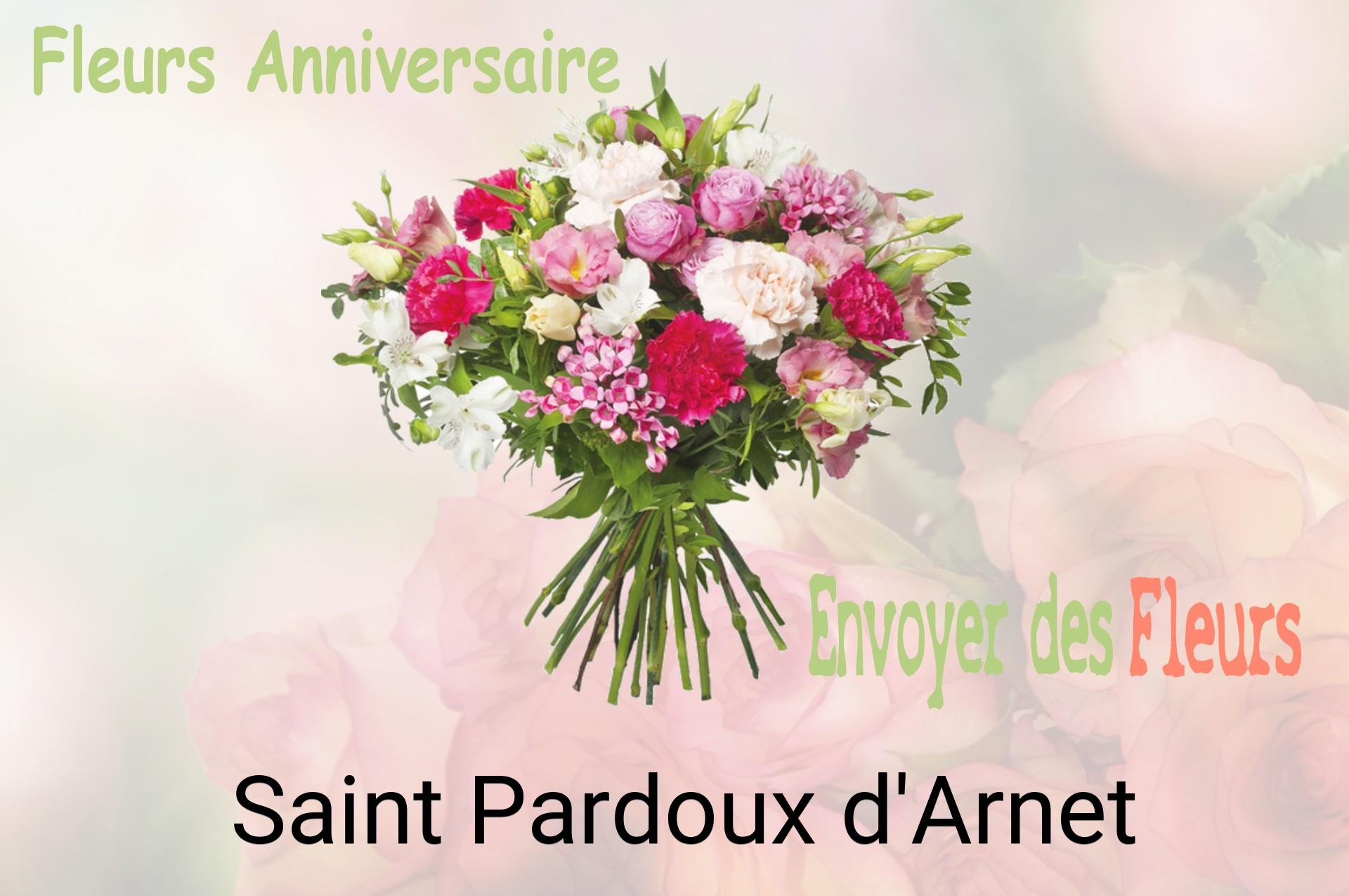 Bouquet de fleurs d’anniversaire livré à Saint-Pardoux-d'Arnet