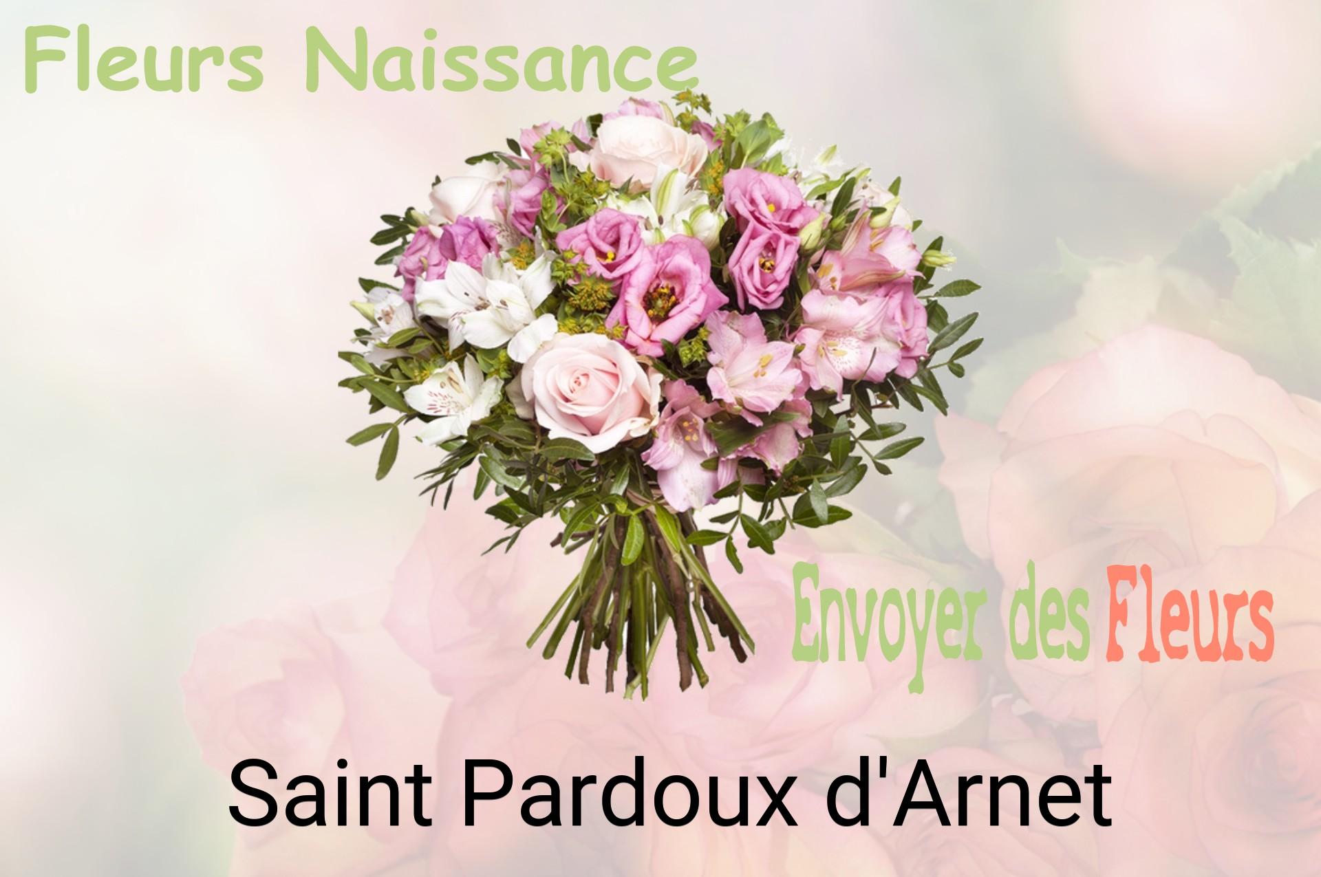 Bouquet de fleurs de naissance livré à Saint-Pardoux-d'Arnet